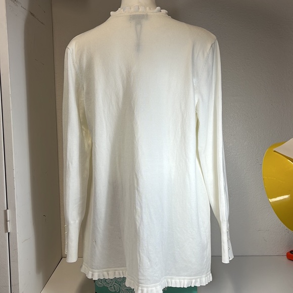 NWT Joseph A Ivory Women’s Cardigan Size L - Picture 5 of 15